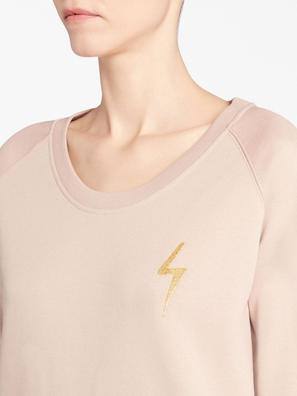 Hanane logo-embroidered cotton sweatshirt - 5