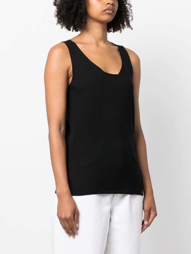 scoop-neck knitted tank top 3
