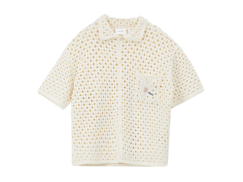 Franco Mesh Knit Shirt 1