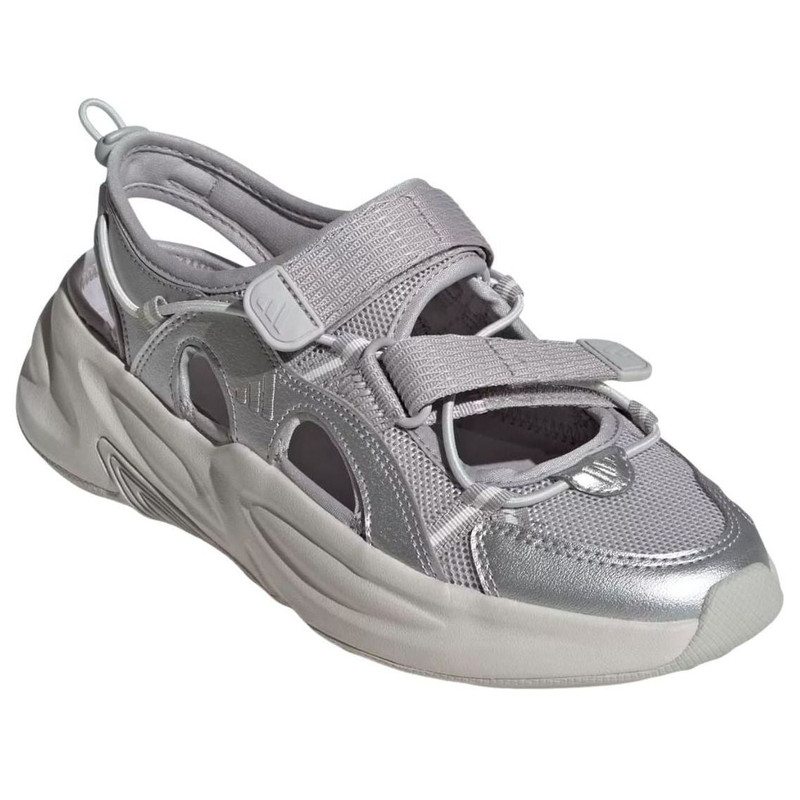 adidas (WMNS) adidas Ozwave Sandals 'Grey Silver Metallic' JS4580 outlook