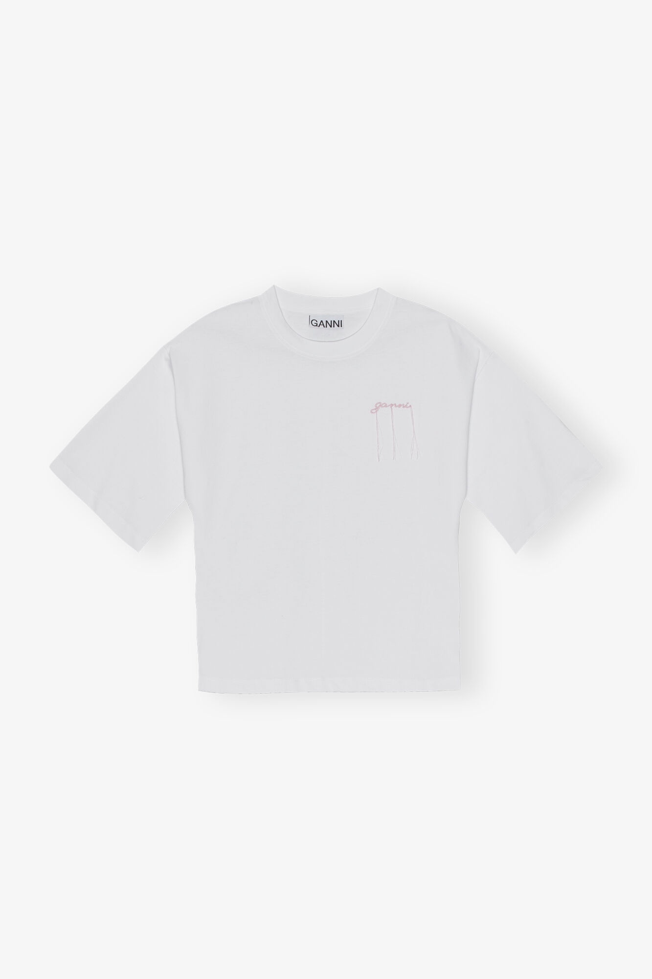 WHITE HEAVY COTTON T-SHIRT - 1