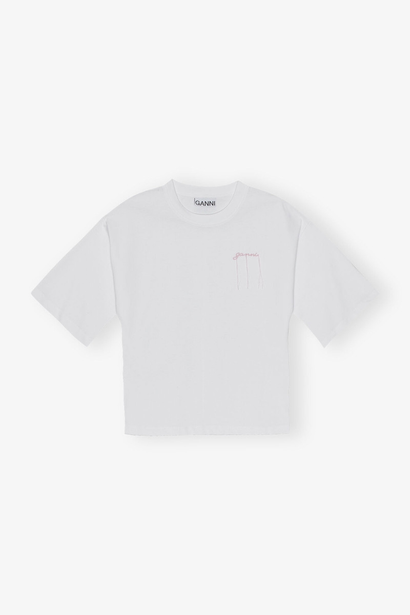 WHITE HEAVY COTTON T-SHIRT 1