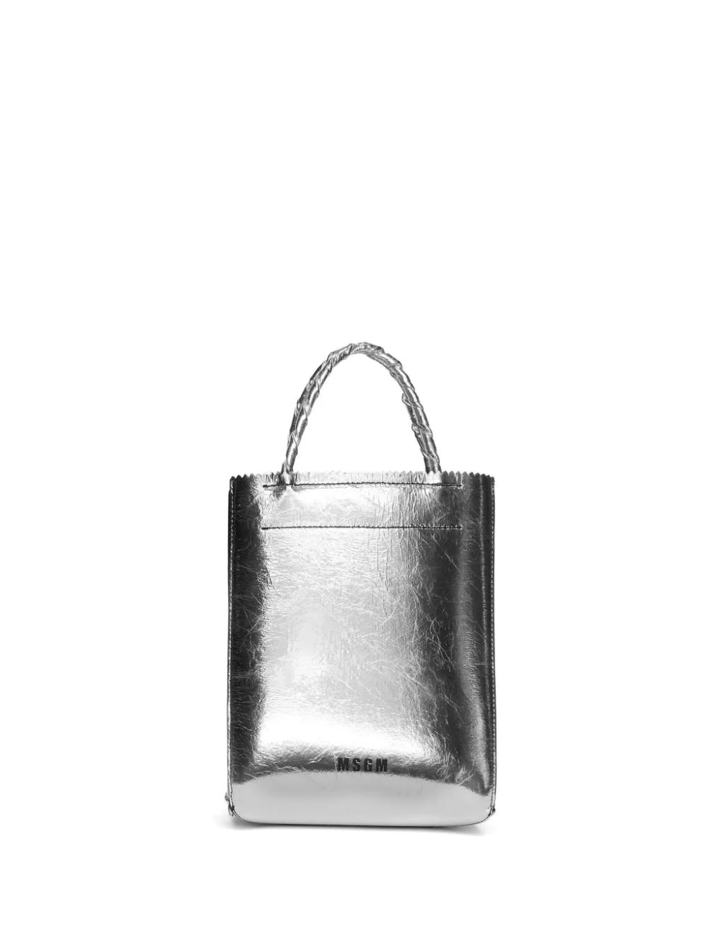 metallic tote bag - 1