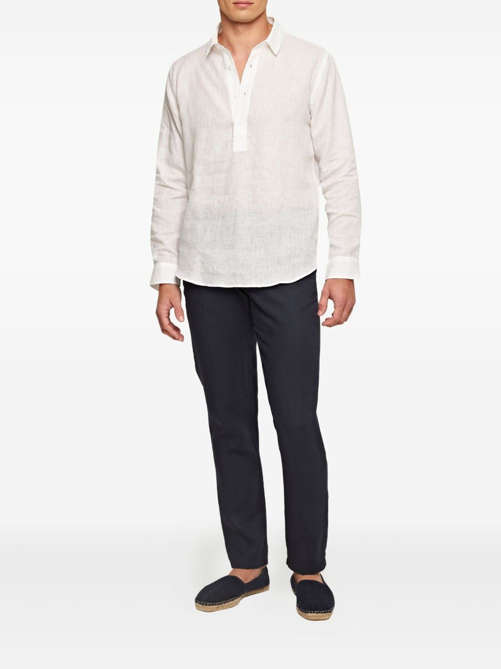 Griffon linen tailored trousers - 2