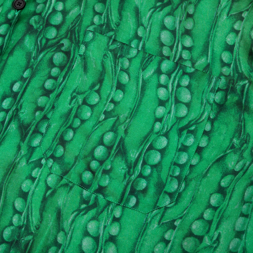 HAWAII SHIRT W/ FRONT POCKET - GREEN - 4
