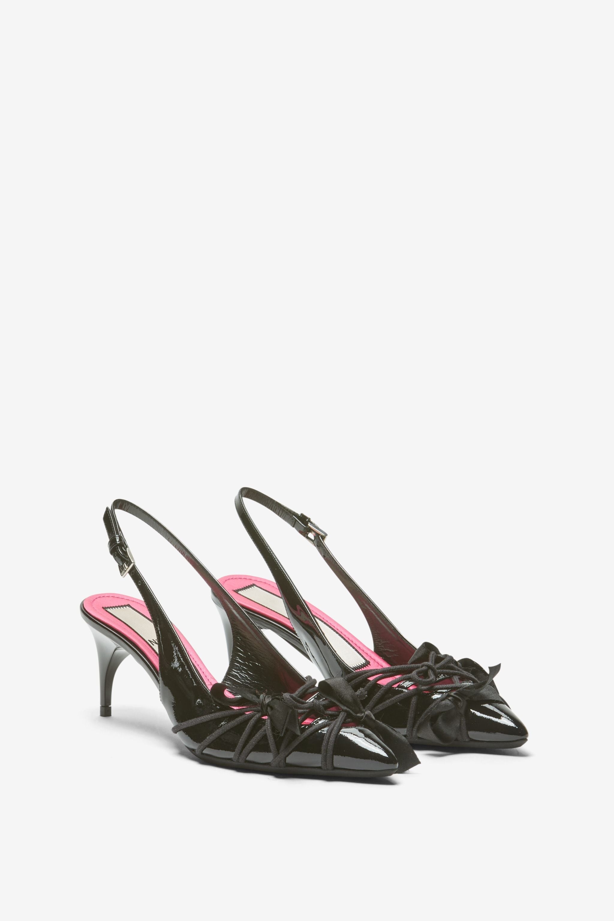 BOW-EMBELLISHED SLINGBACK PUMPS - 2