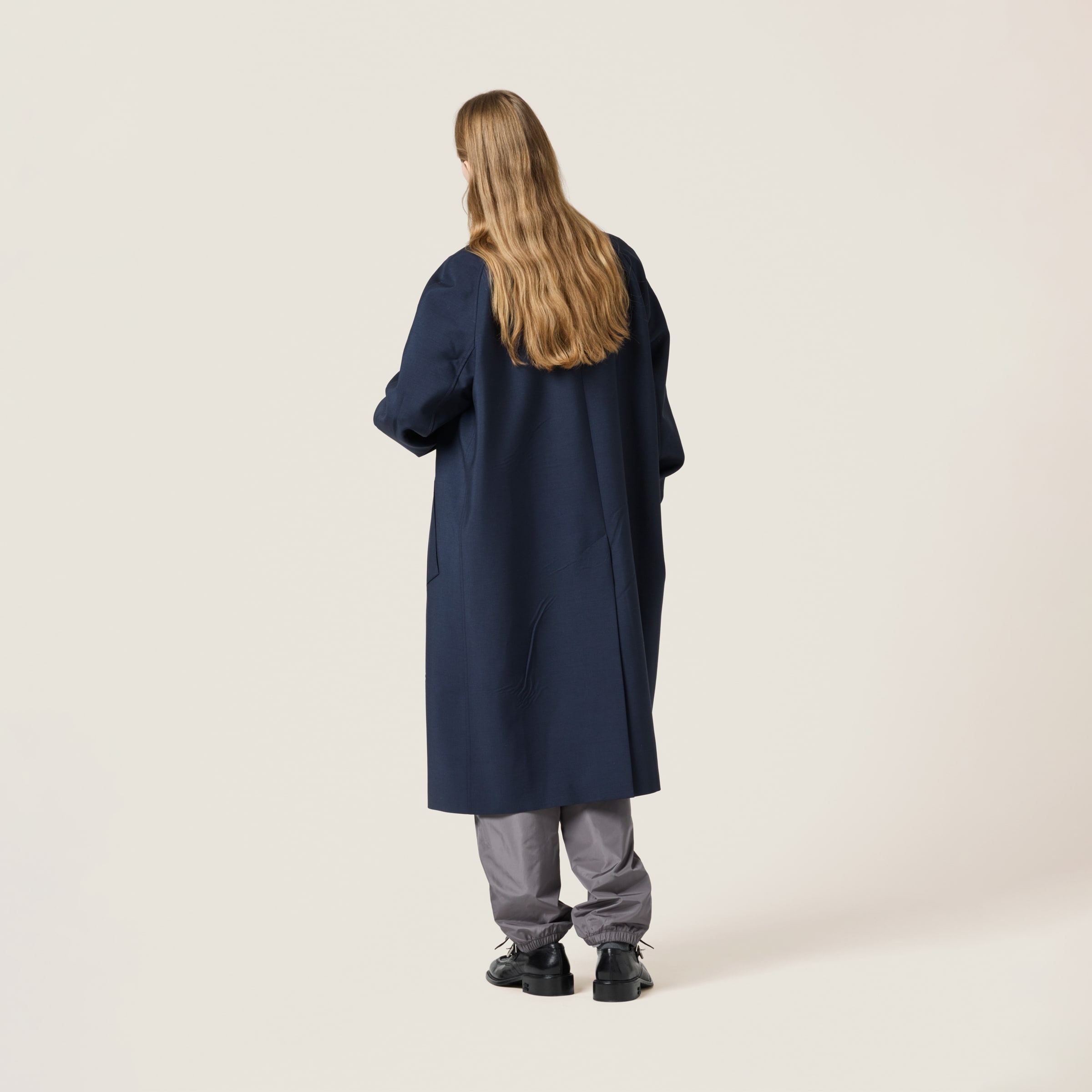 Single-breasted kid mohair coat - 3