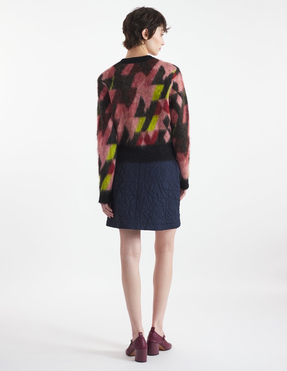 QUILTED MINI SKIRT - 5