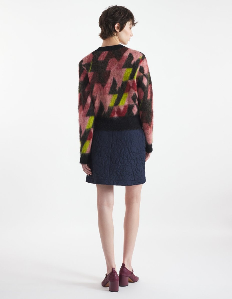 QUILTED MINI SKIRT 5