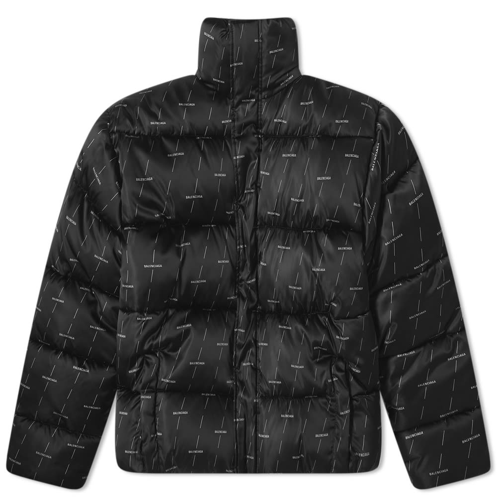 Balenciaga Diagonal Logo Puffer Jacket - 1