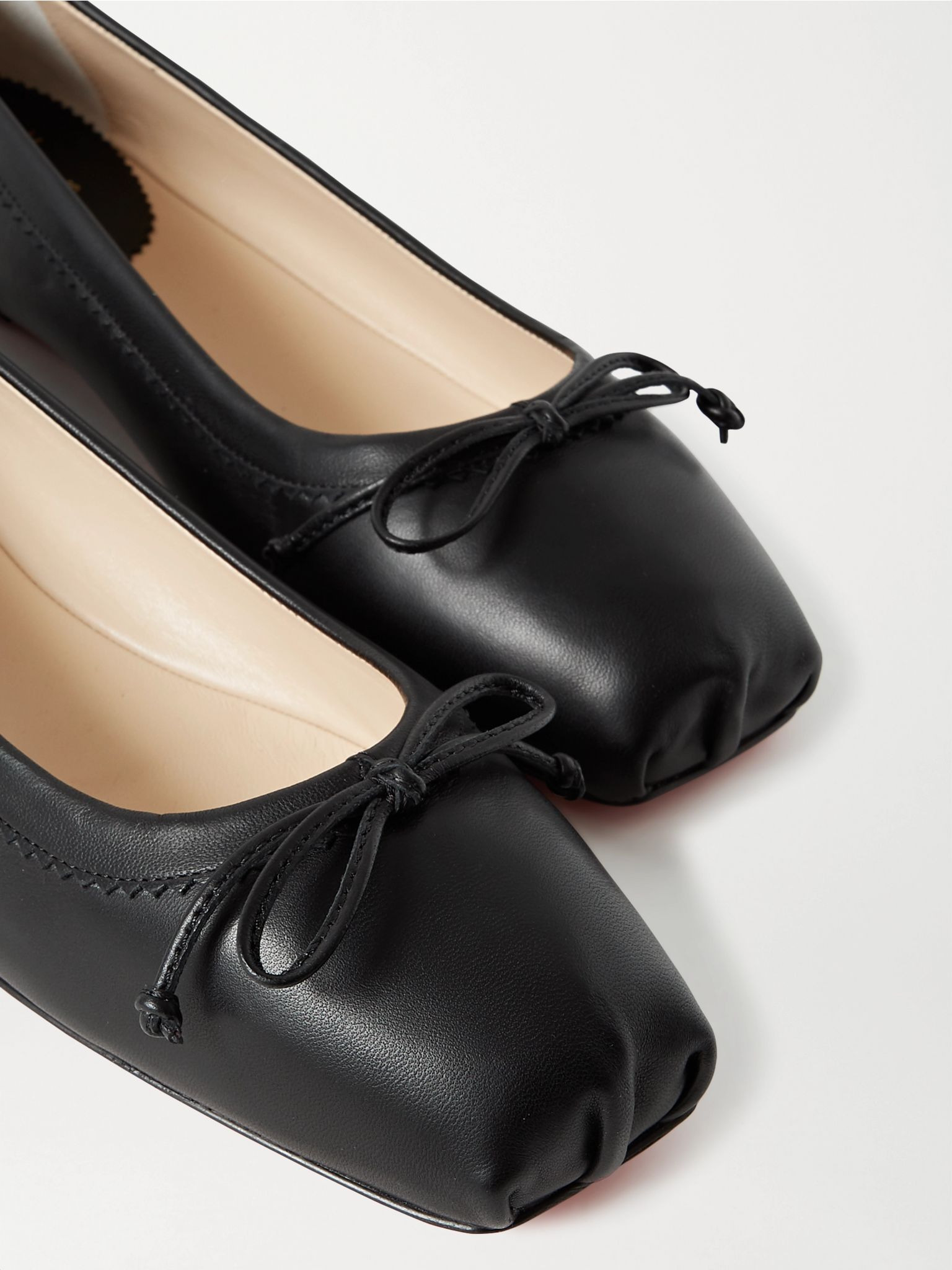 Mamadrague leather ballet flats Black - 4