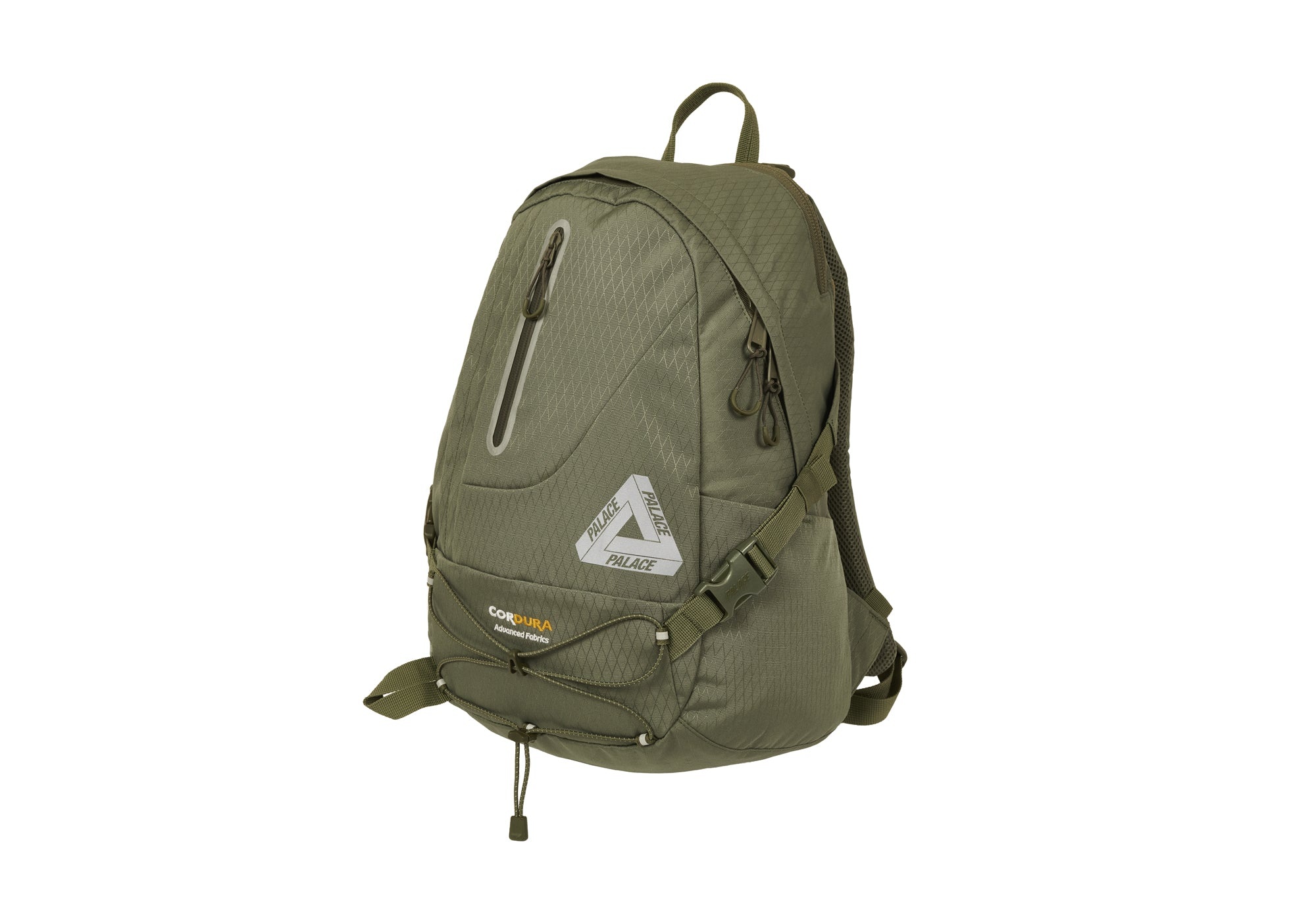 CORDURA DOUBLE DIAMOND BACKPACK OLIVE - 4