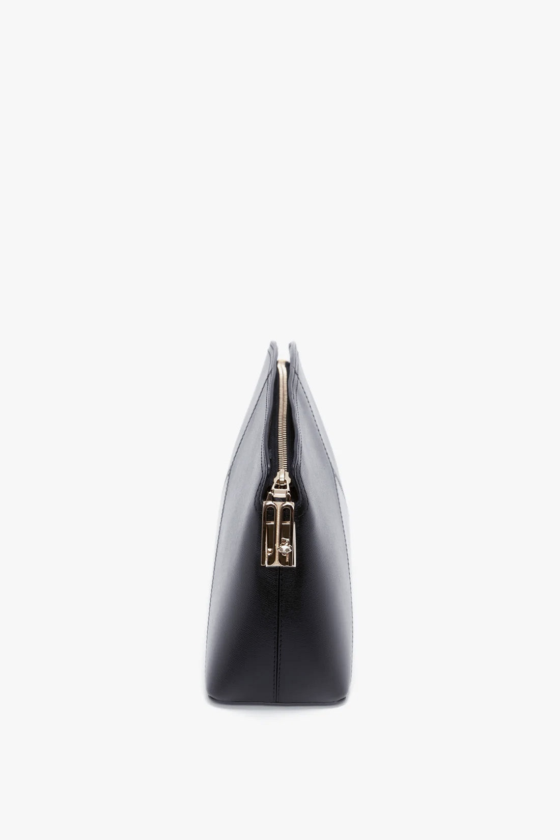 Exclusive Victoria Clutch Bag In Navy Leather - 3