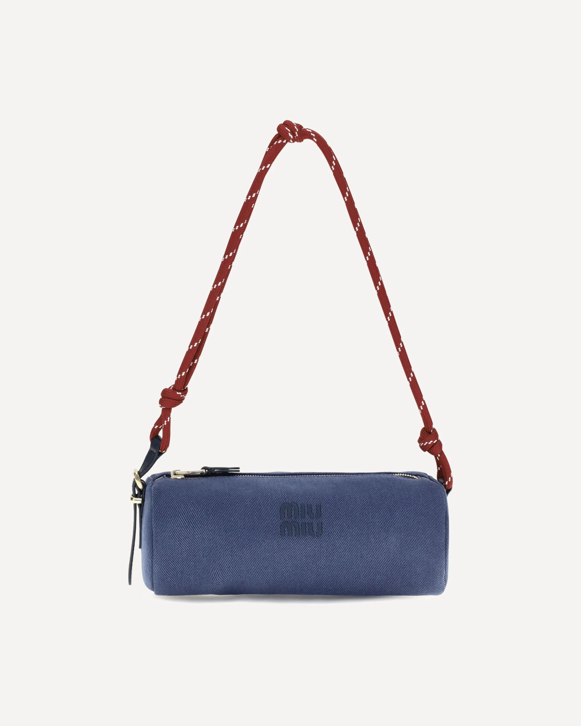 Embroidered logo Shoulder Bag - 1