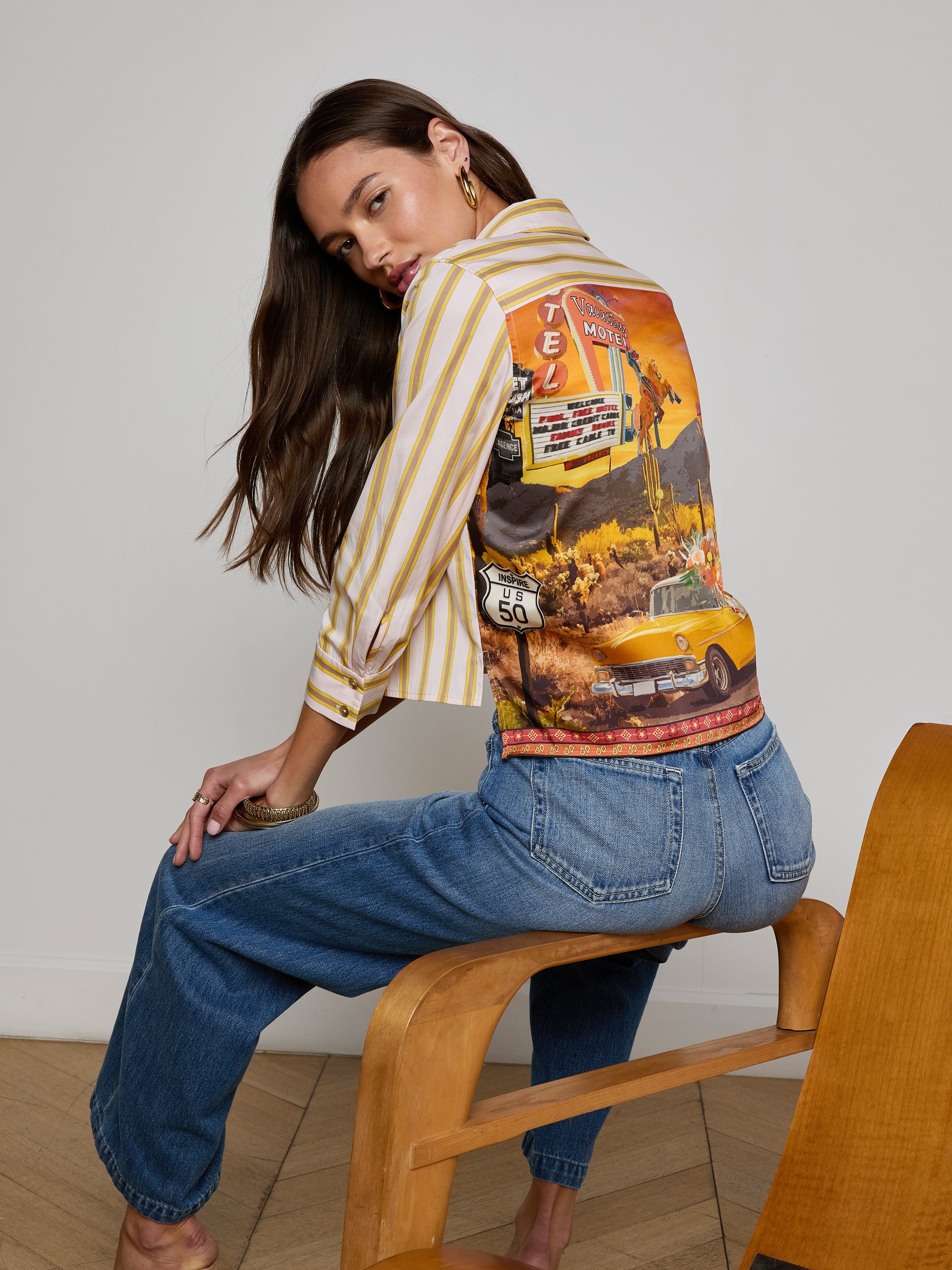 Fawn Desert Print Shirt - 8