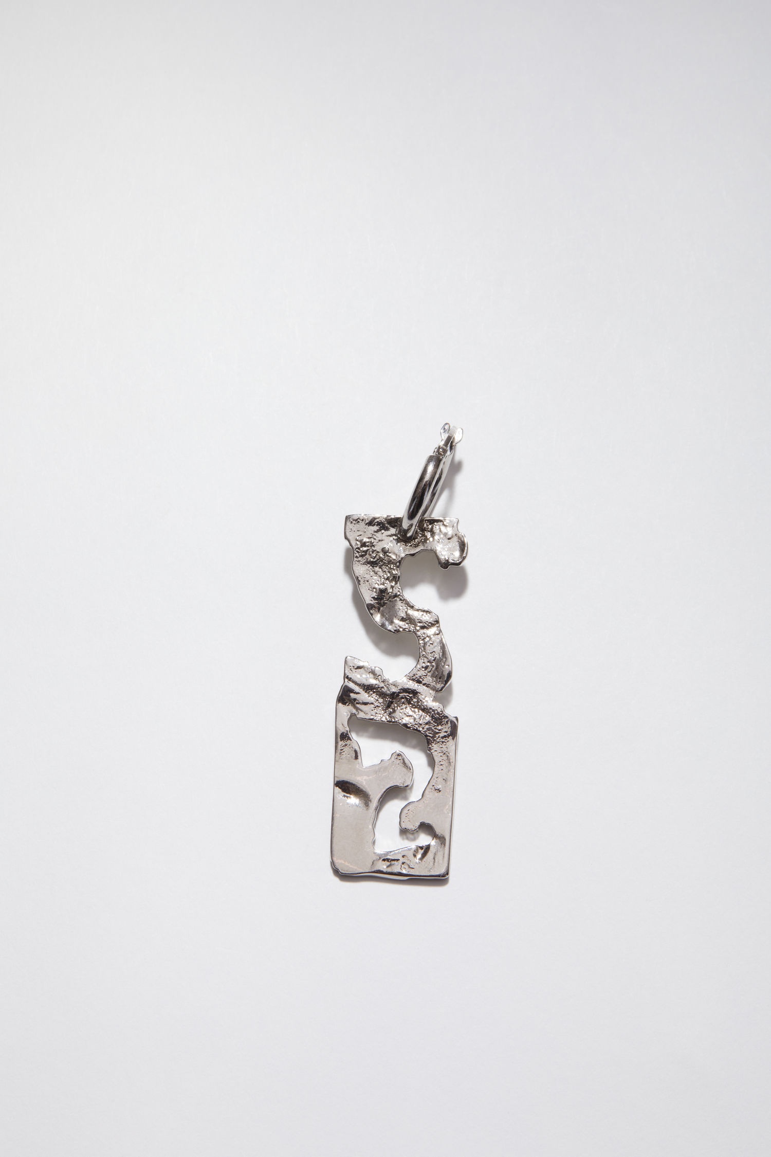 S earring - Silver - 1