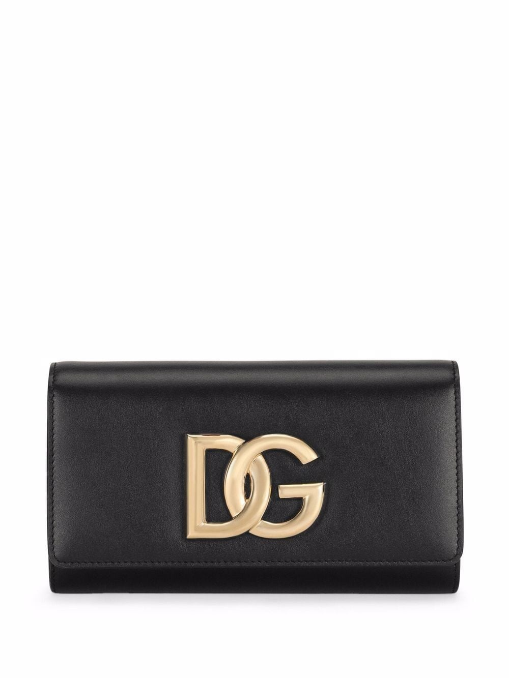 logo-plaque leather crossbody bag - 1