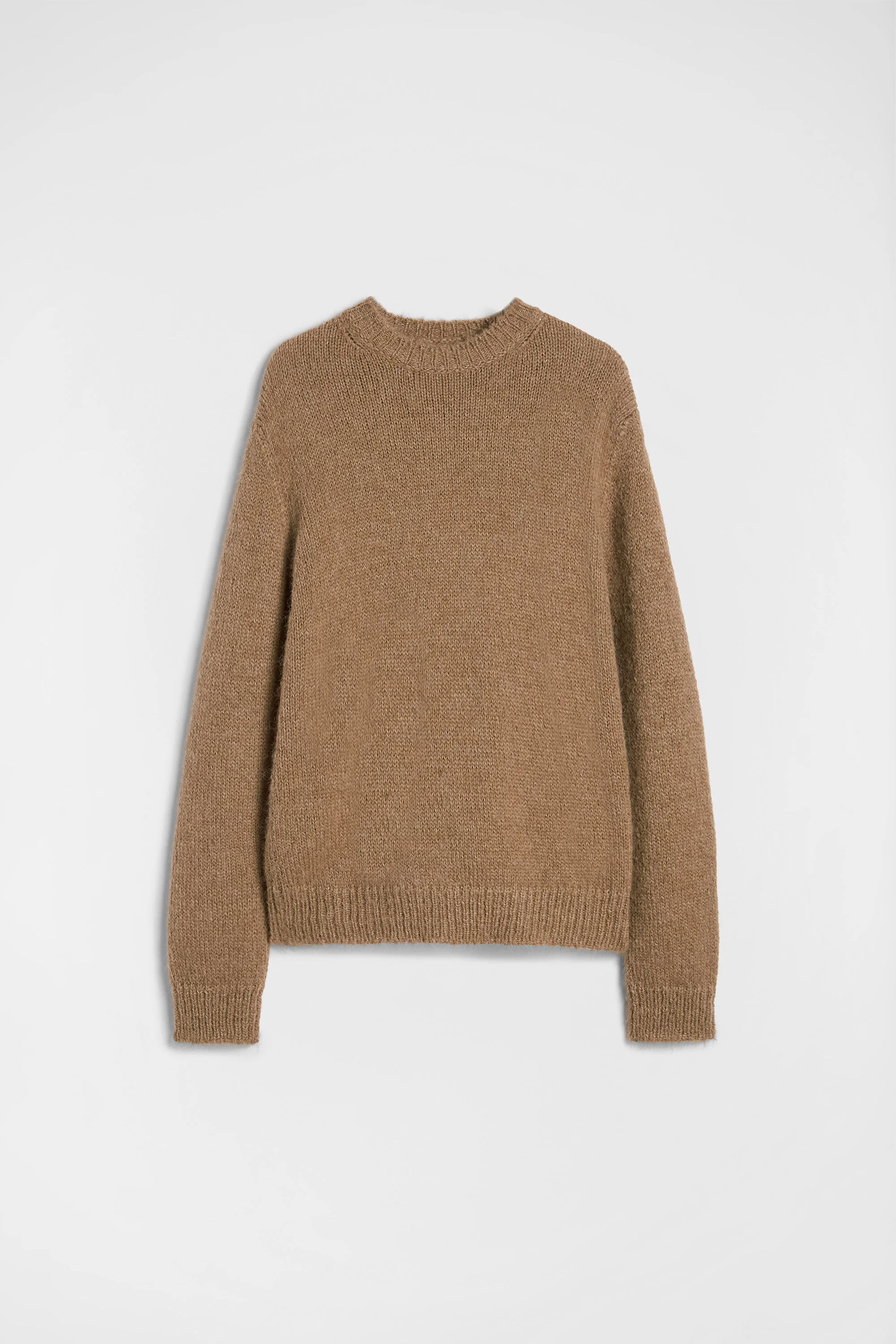 Midweight Wool Blend Crew-Neck Sweater - 1