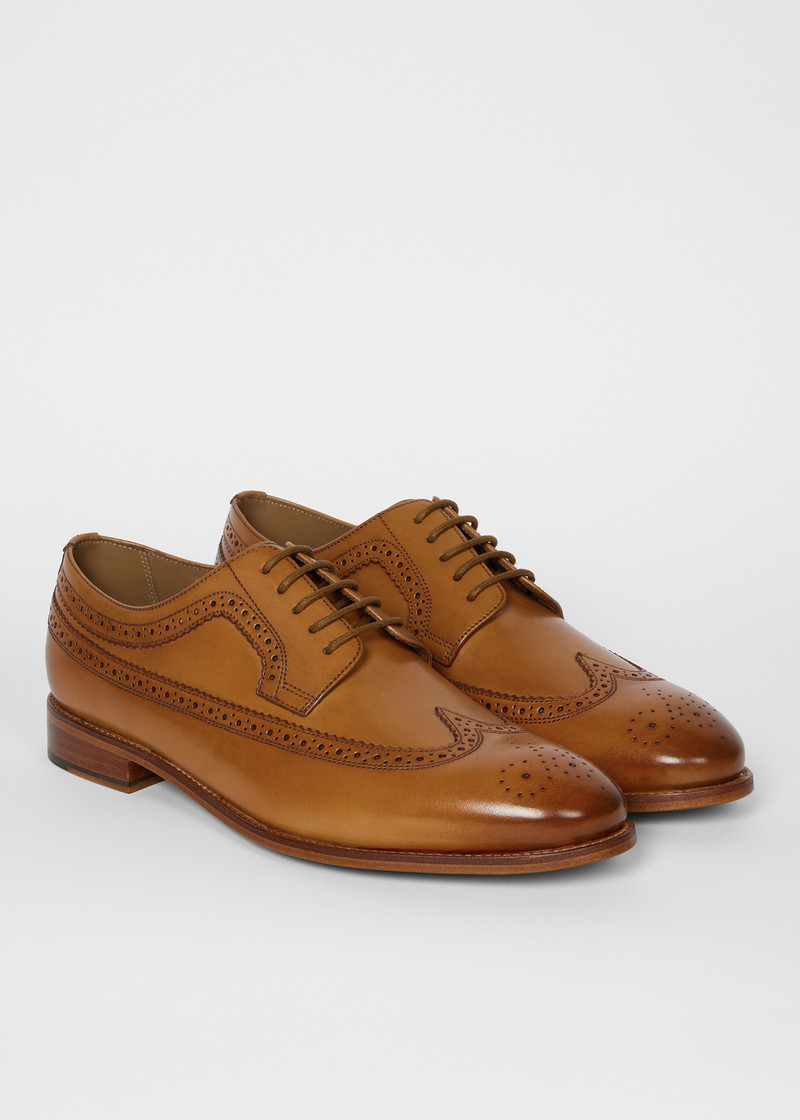 Paul Smith Tan Leather 'Collins' Brogues outlook