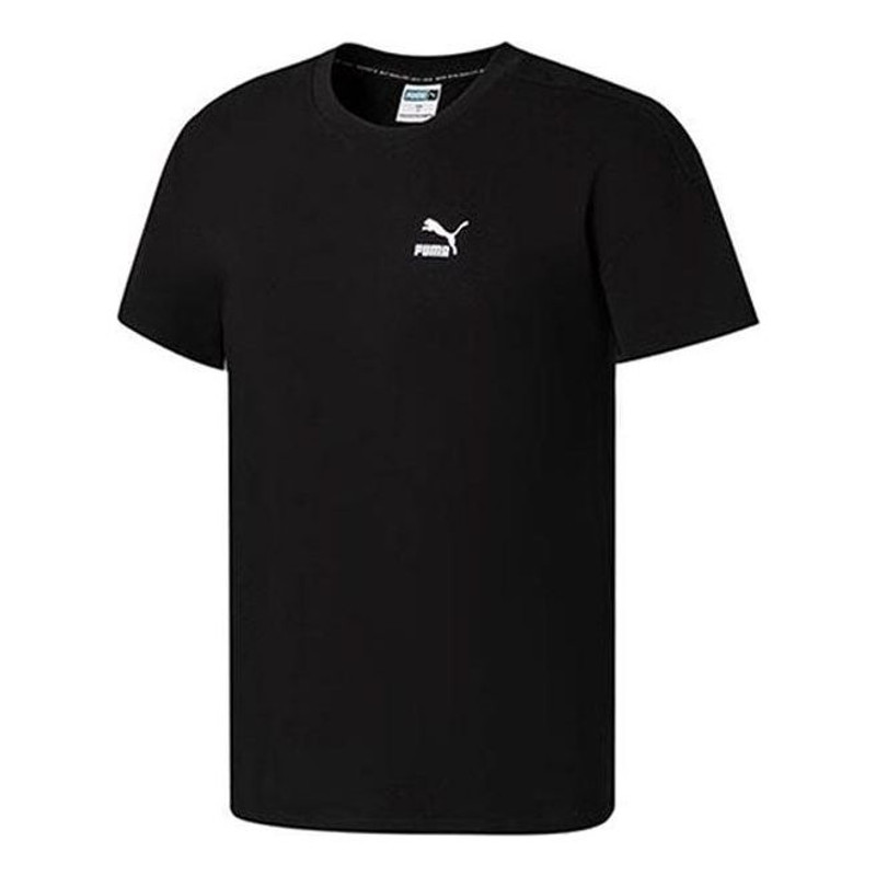 PUMA Classic Logo T-Shirt 'Black' 673654-01 - 1