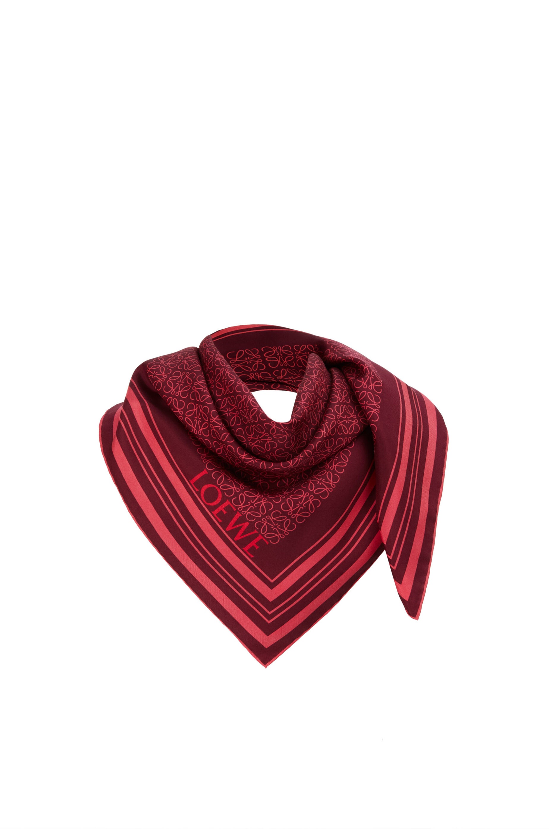 Anagram scarf in silk - 1