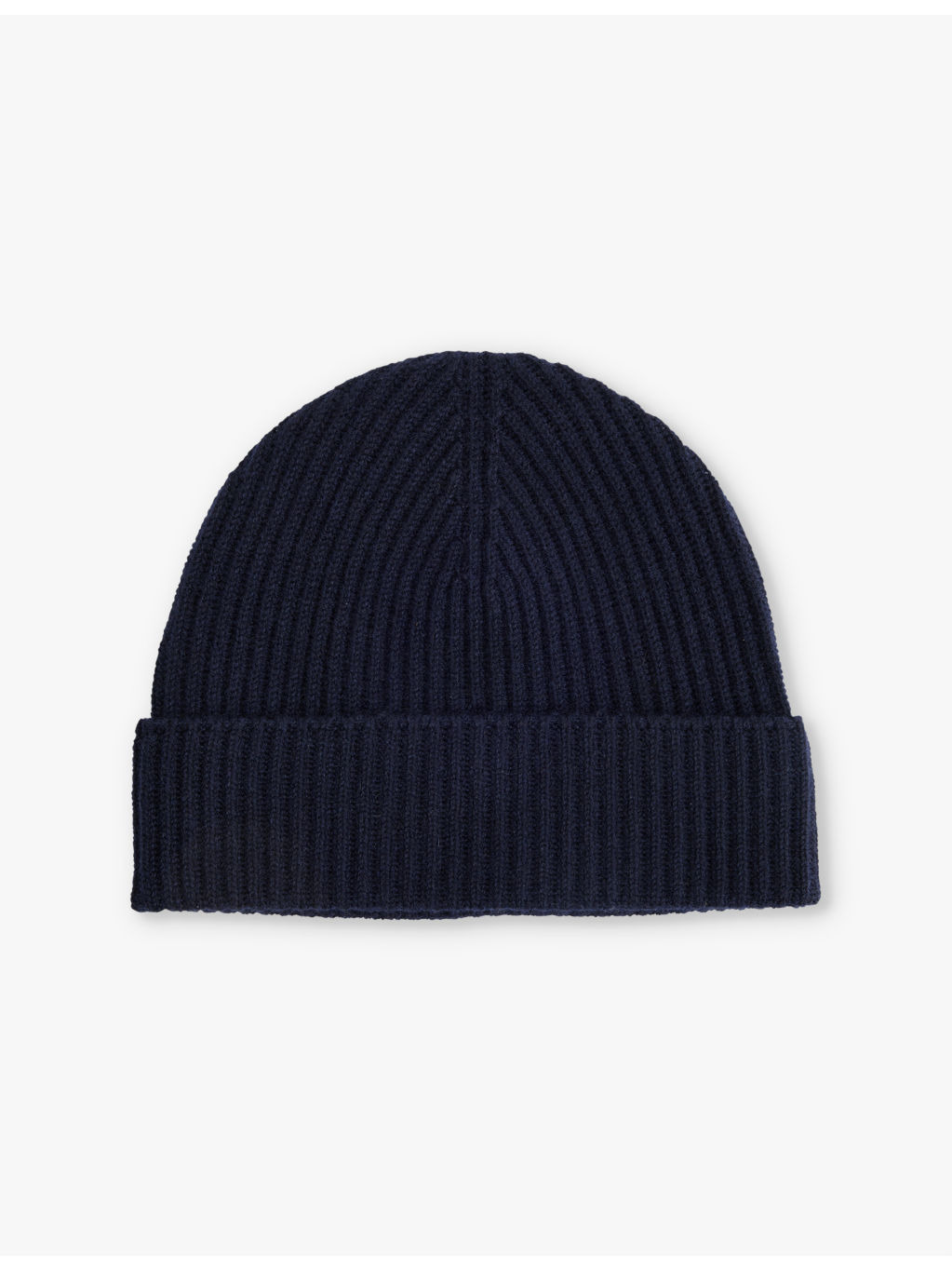 Ribbed folded cashmere beanie - 3