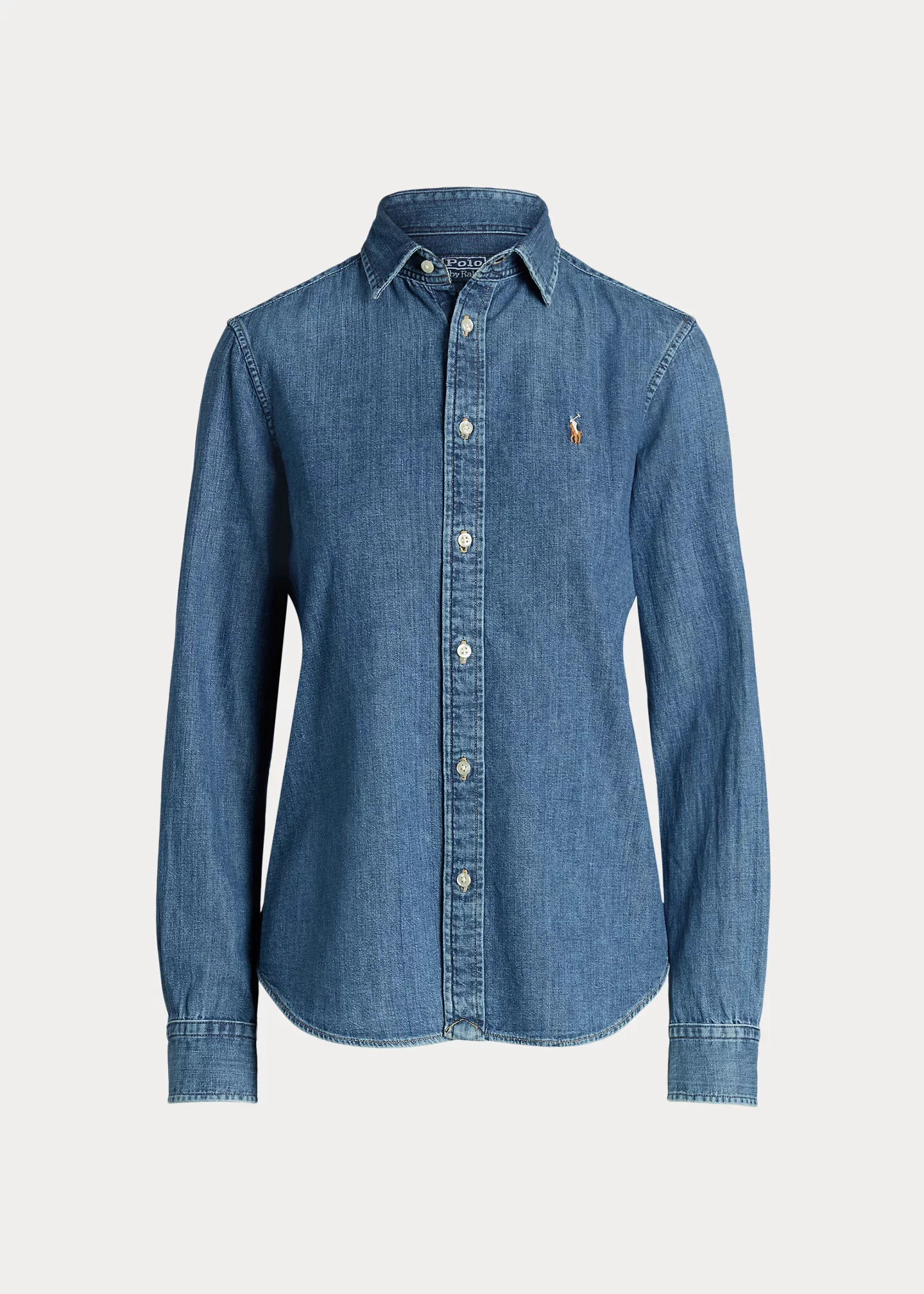 Slim Fit Denim Shirt - 1
