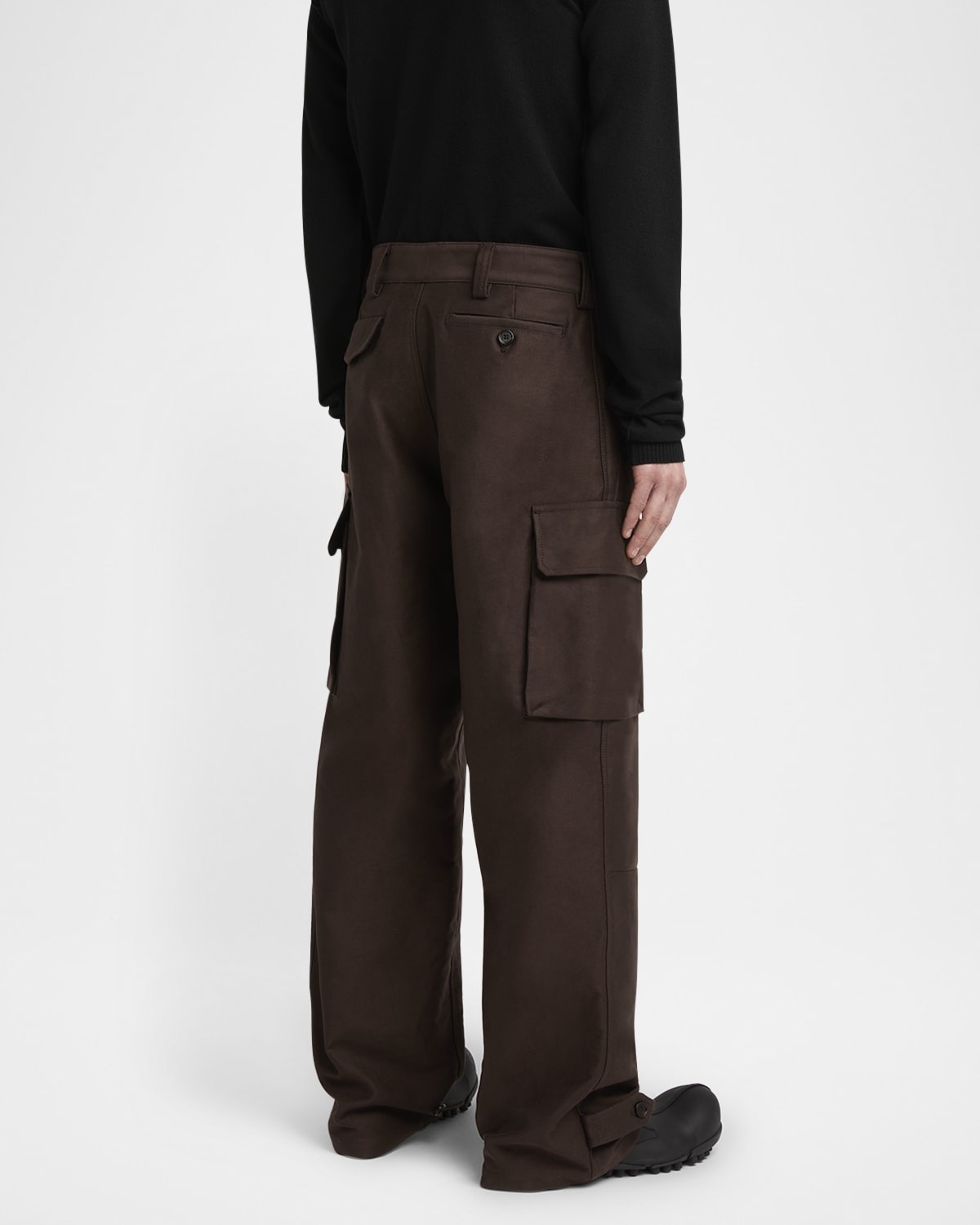 Men's Compact Cotton Moleskin Cargo Pants - 4