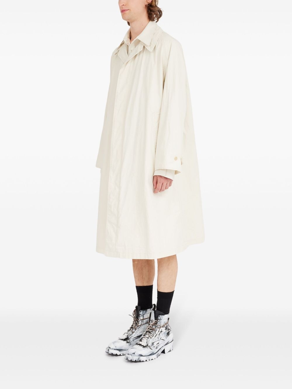 layered trench coat - 5