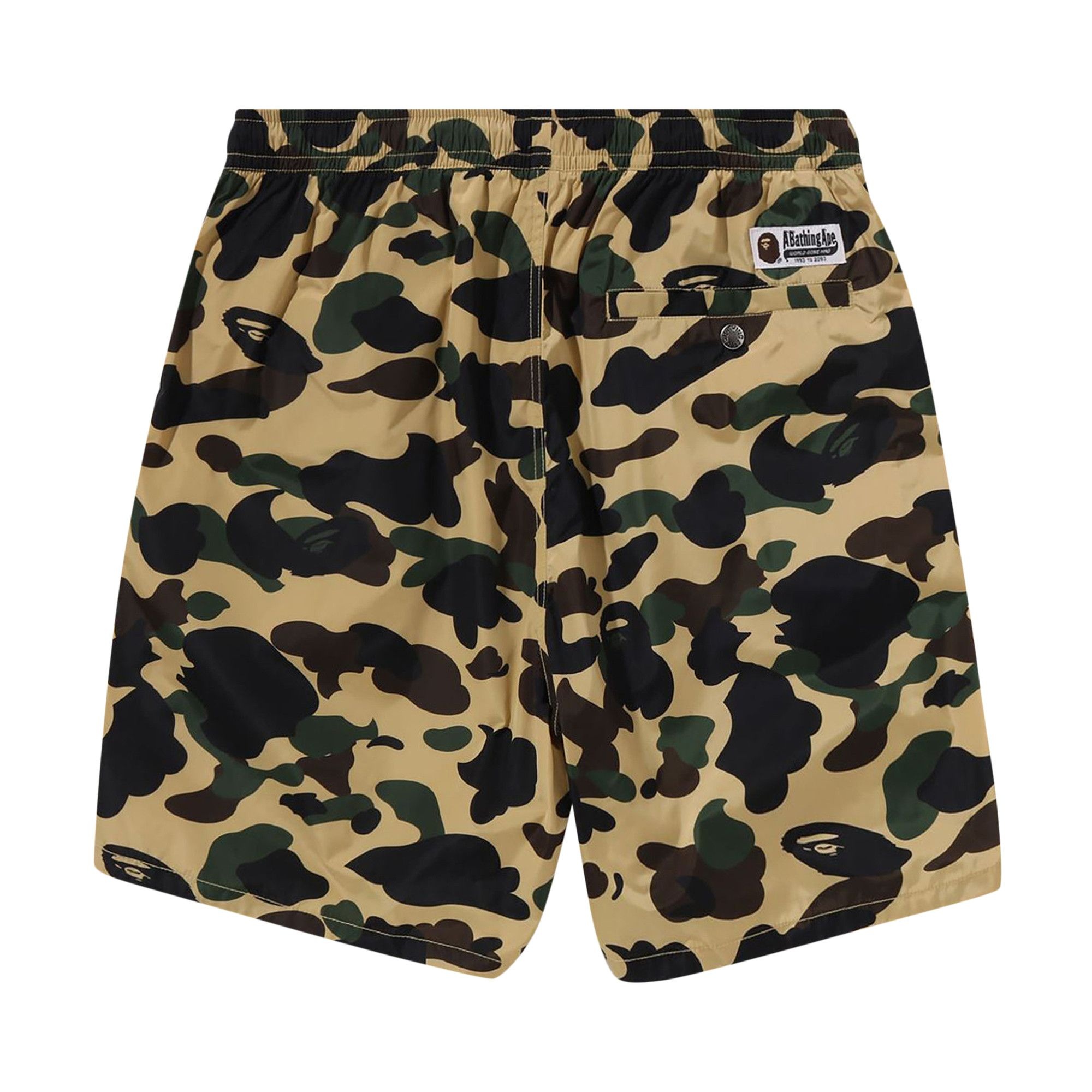 BAPE 1st Camo Beach Shorts 'Yellow' - 2