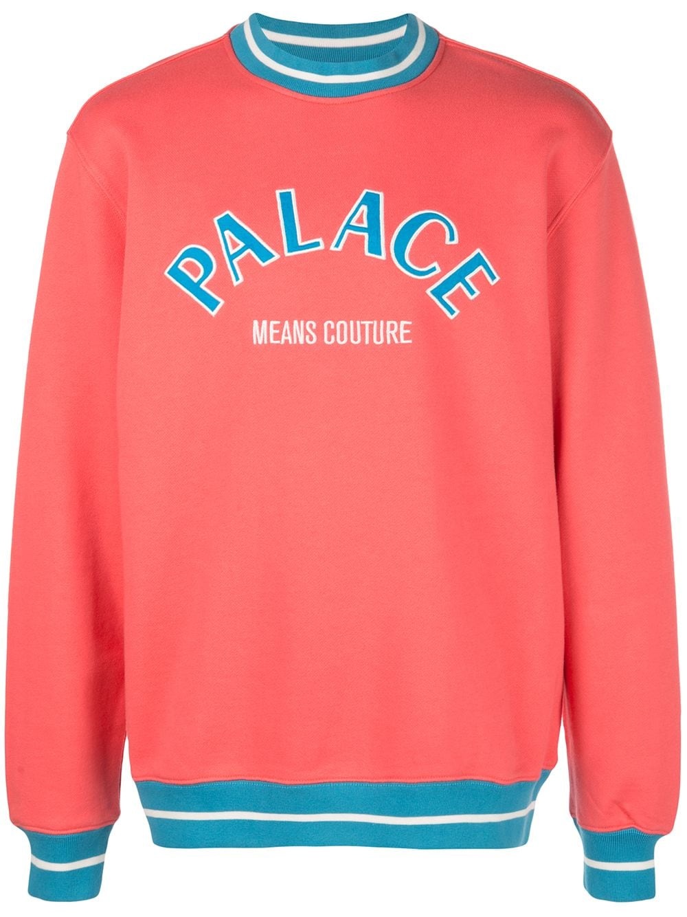 logo embroidered sweatshirt - 1