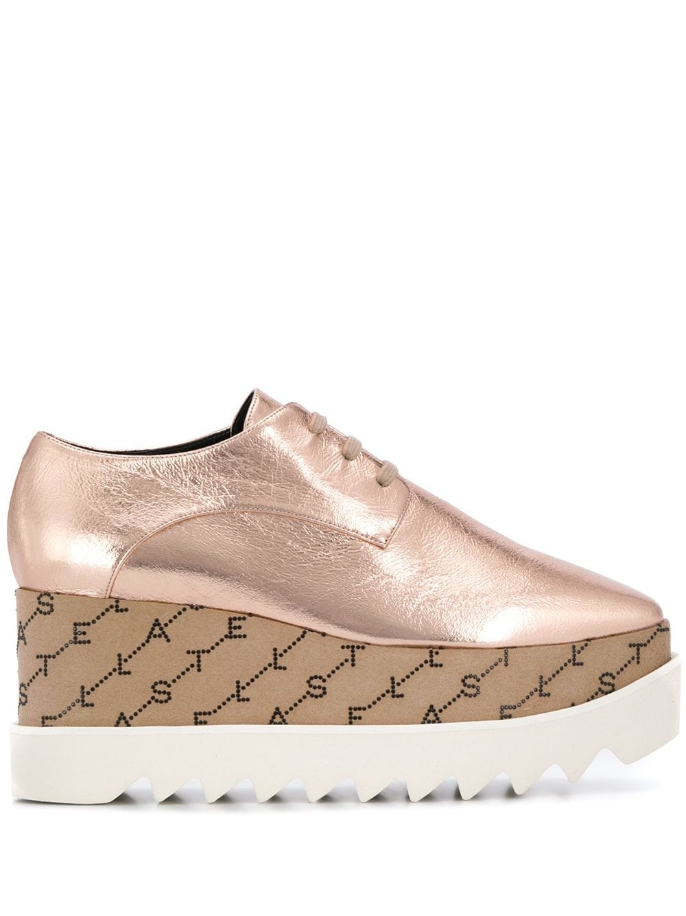 Elyse metallic monogram shoes - 1