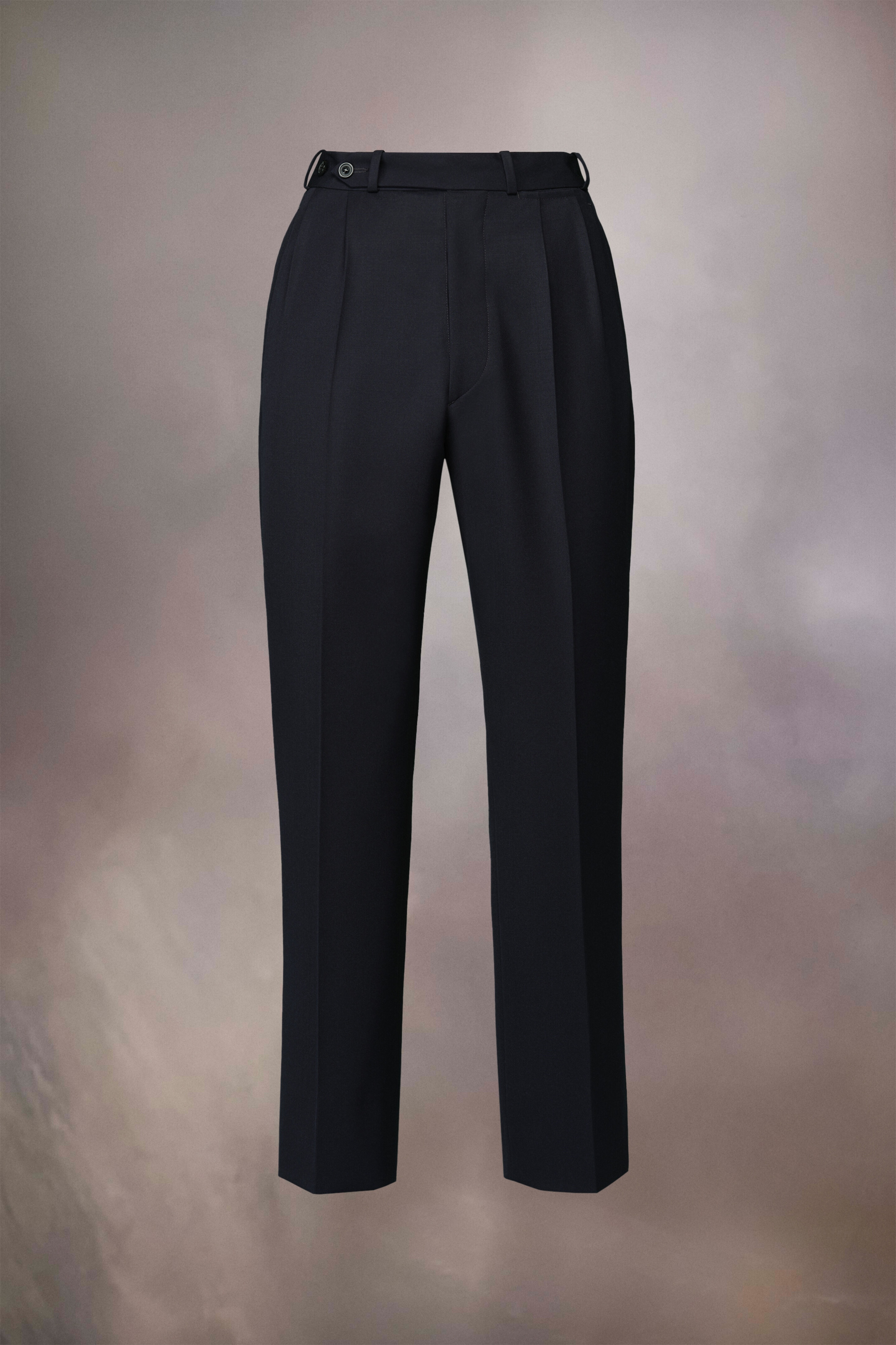 Wool gabardine trousers - 1