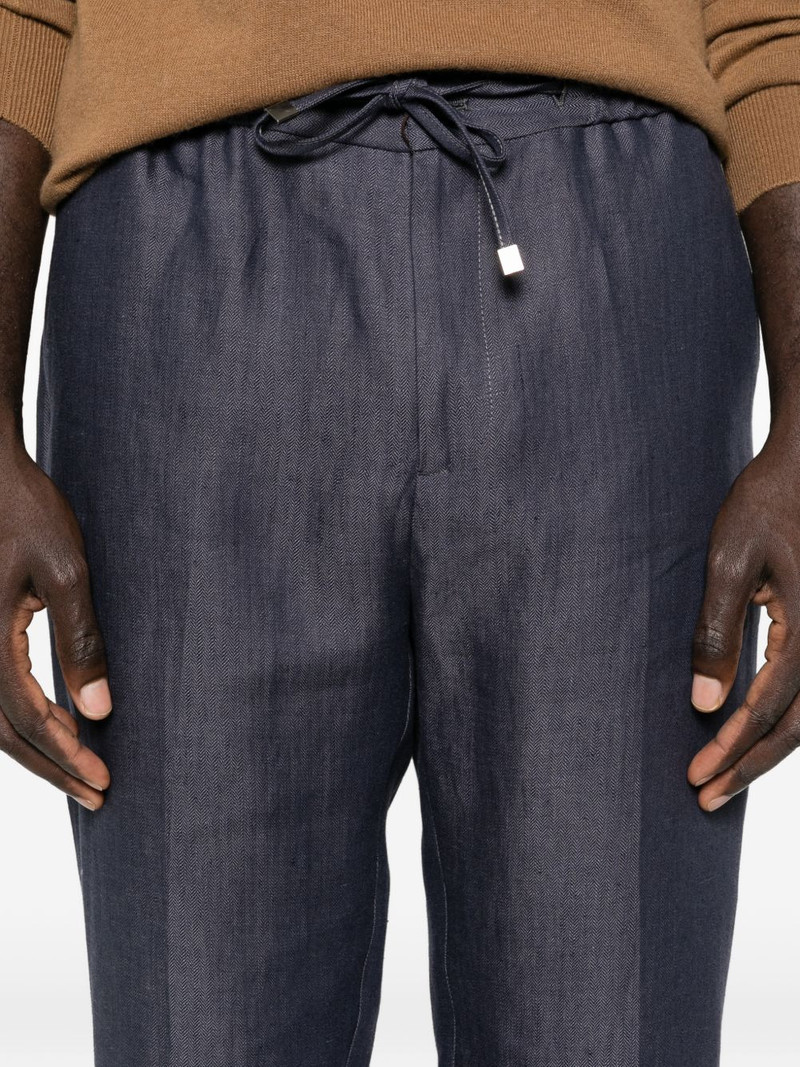 drawstring-fastening trousers 5