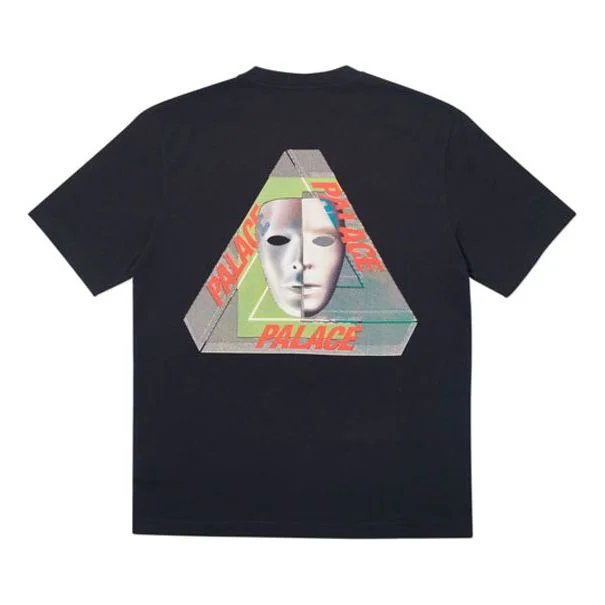 PALACE Human Face Mask Short Sleeve Unisex Black P16TS087 - 1
