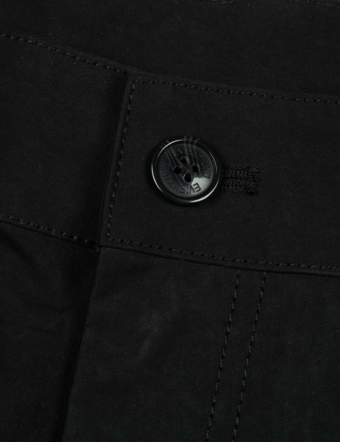 Seagull Embroidery and Multi-Pocket Regular Fit Bell Bottoms Pants - 11