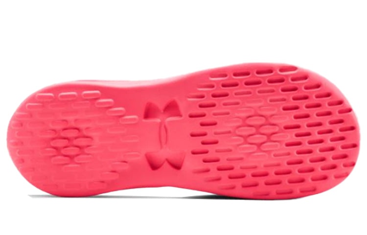 (WMNS) Under Armour Playmaker Fixed Strap Slide 'Black Pink' 3000063-001 - 6