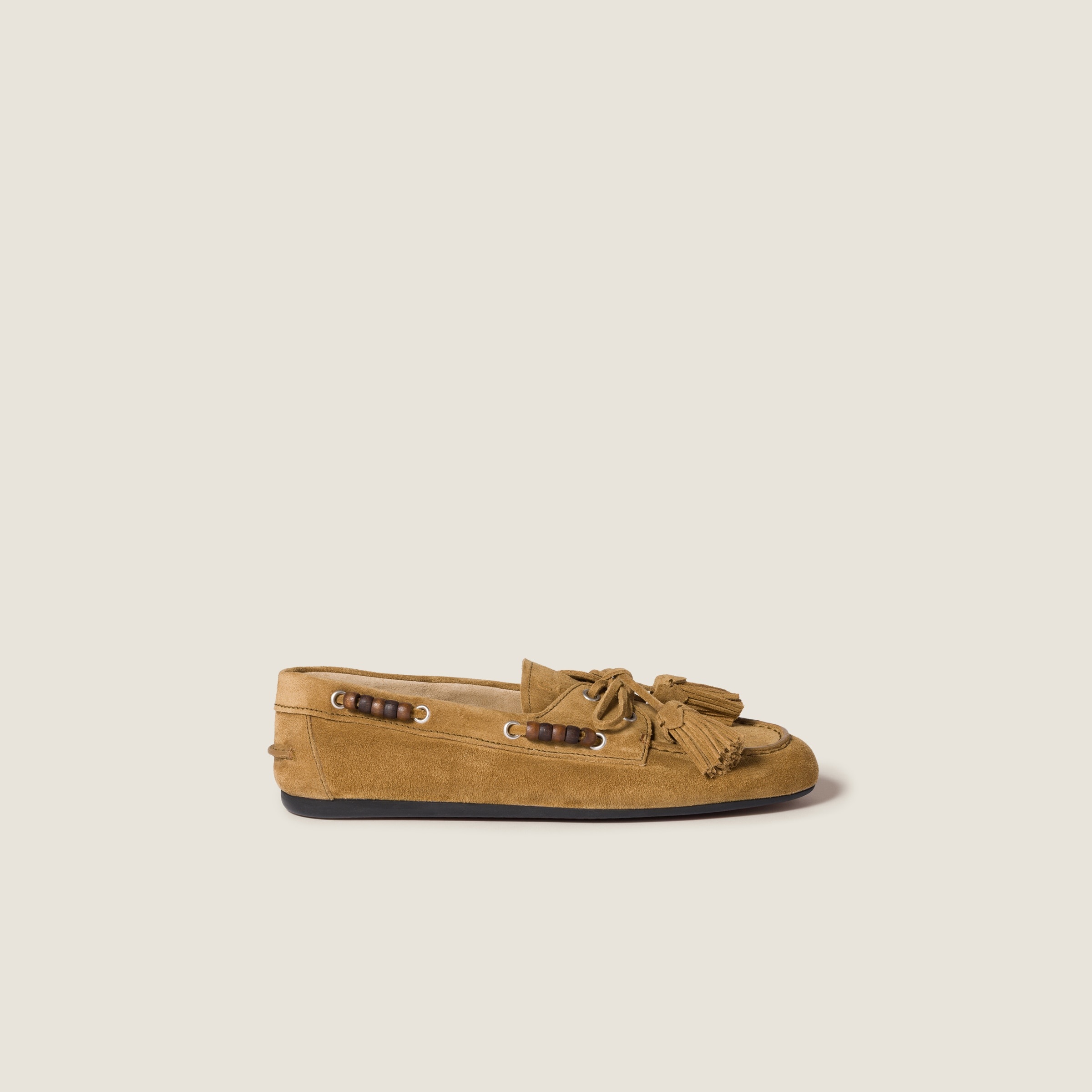 Suede tassel loafers - 2