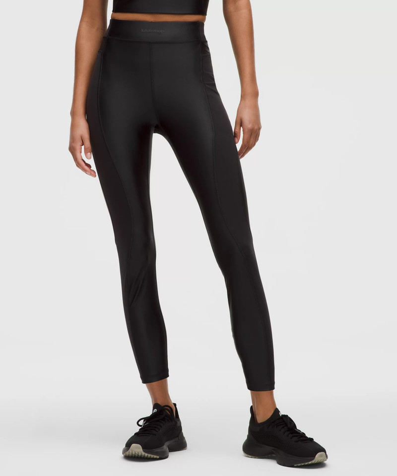 lululemon Satin Shine Panelled High-Rise Tight 25" *Wordmark outlook