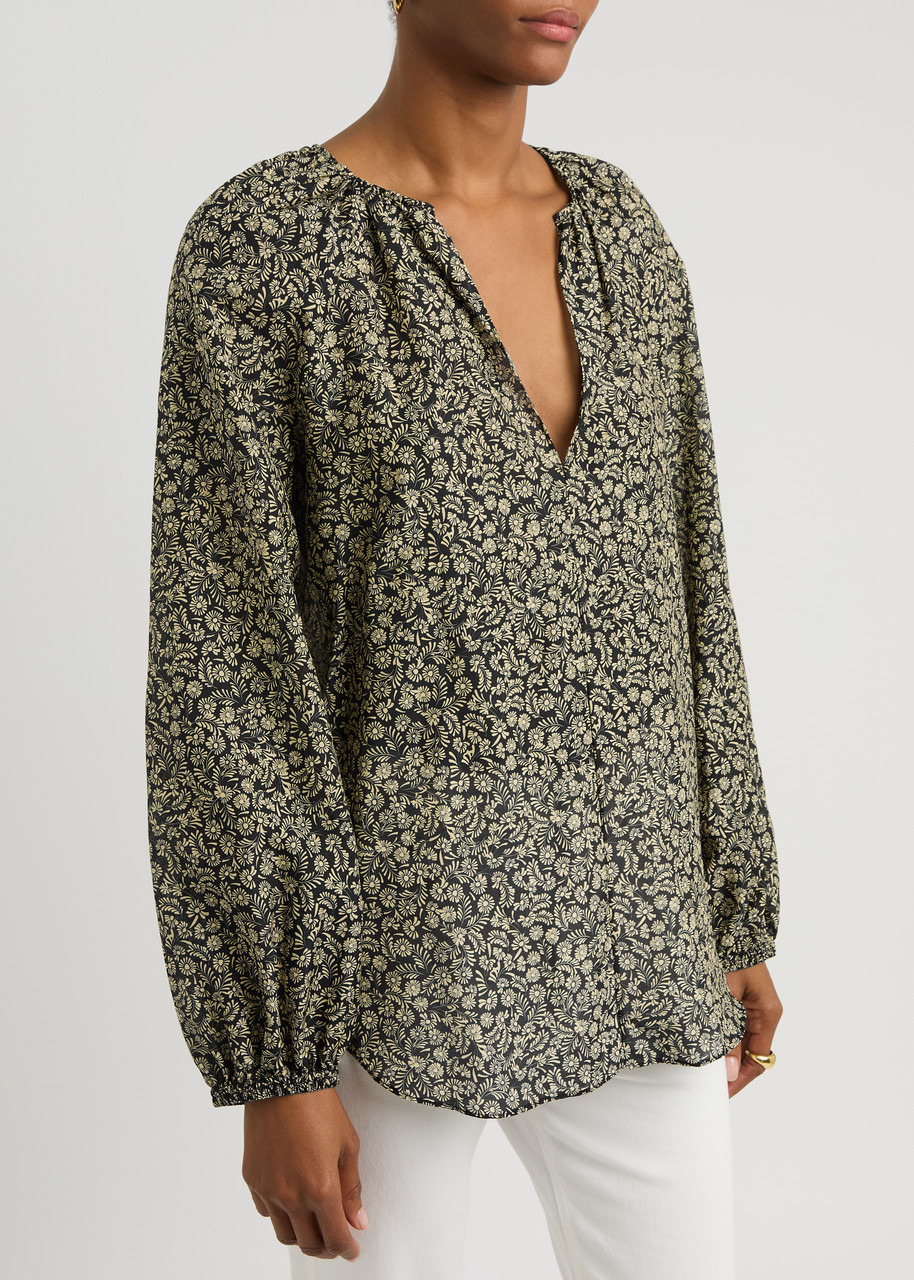 Matteau Voluminous Printed Cotton-blend Blouse - 2