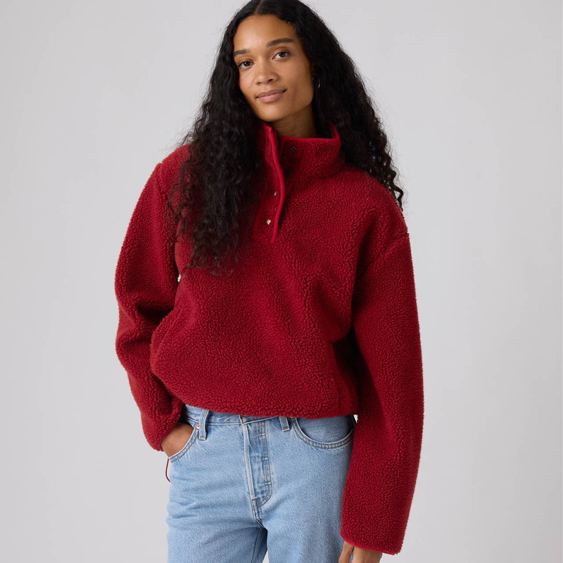 KASEY SHERPA PULLOVER 1