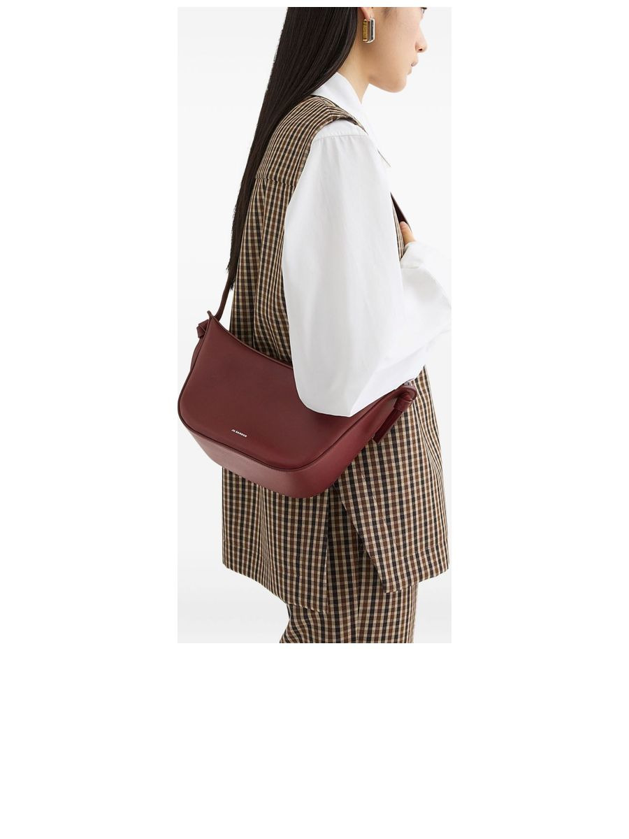 Small Knot Leather Crossbody Bag - 5