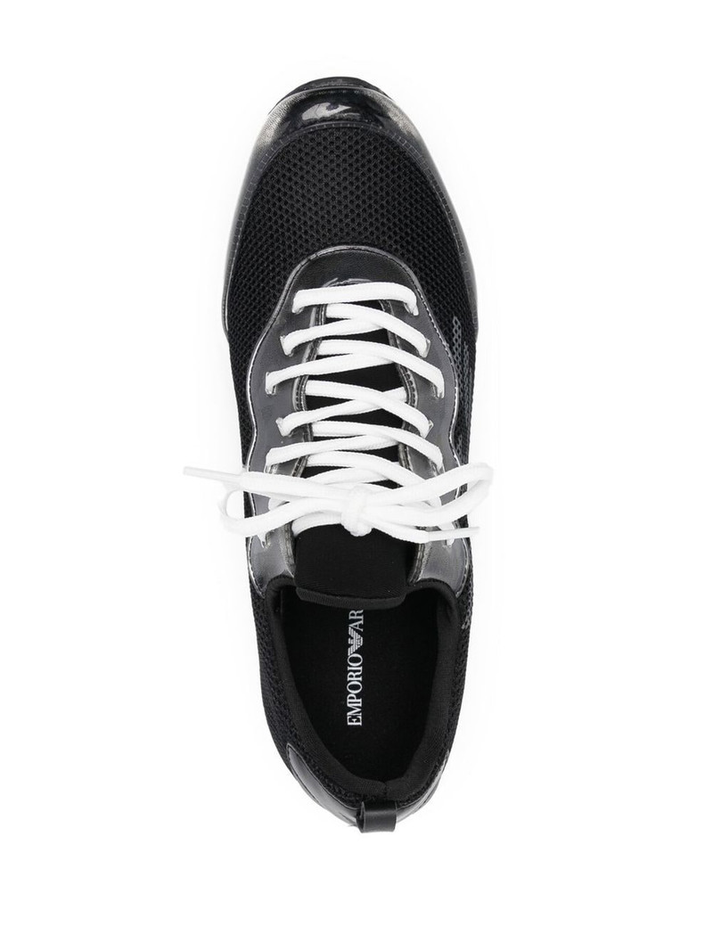 transparent-detail low-top sneakers 4