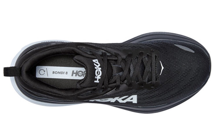 (WMNS) HOKA ONE ONE Bondi 8 'Black White' 1127952-BWHT - 4