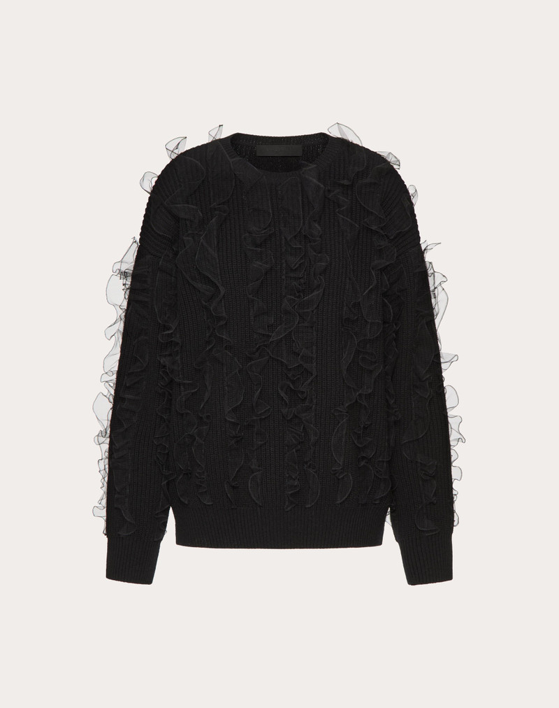EMBROIDERED WOOL SWEATER - 1