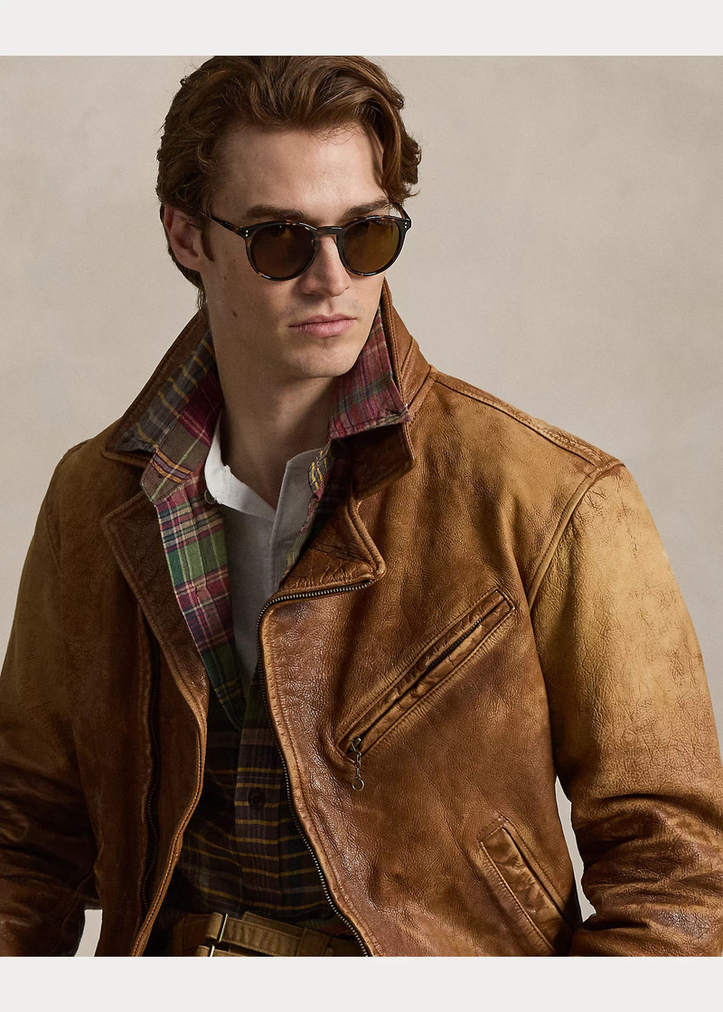 Classic Fit Plaid Linen Popover Shirt 6