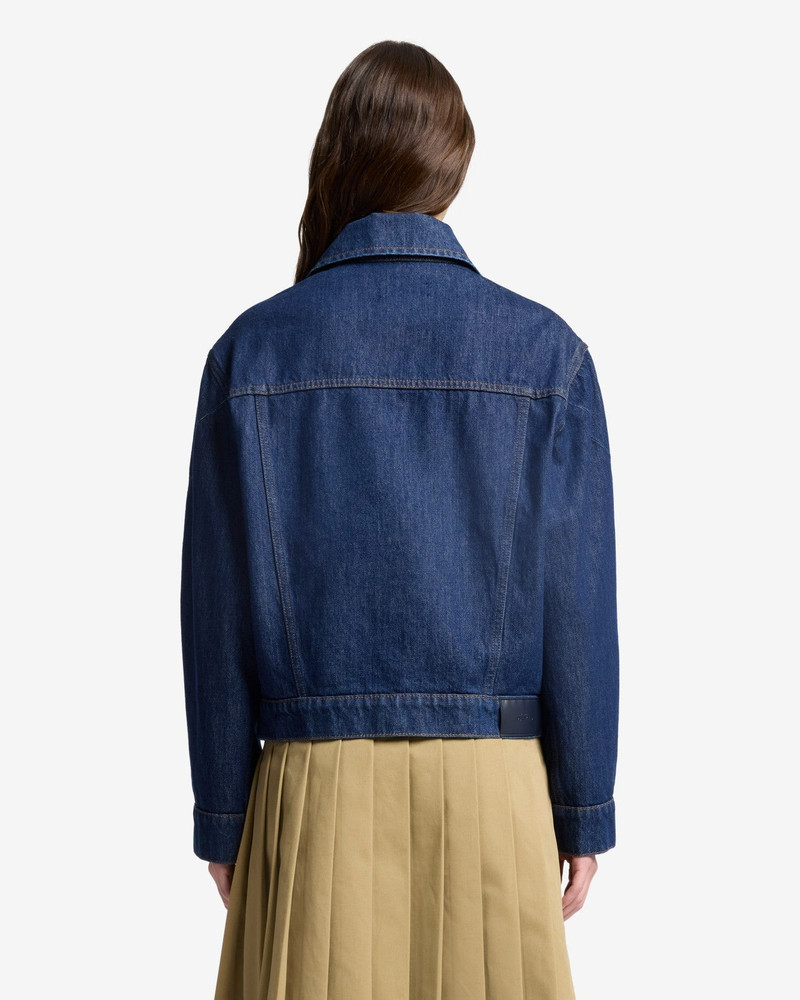 MANKIND Twisted Trucker Jacket in Blue Petal 5