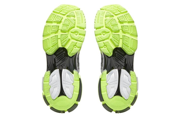 Balenciaga Runner Sneakers 'White Black and Neon Yellow Mesh and Nylon' 677403W3RBP1093 - 7
