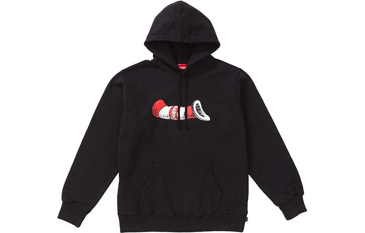 Supreme Cat in the Hat Hooded Sweatshirt 'Black' SUP-FW18-547 - 2