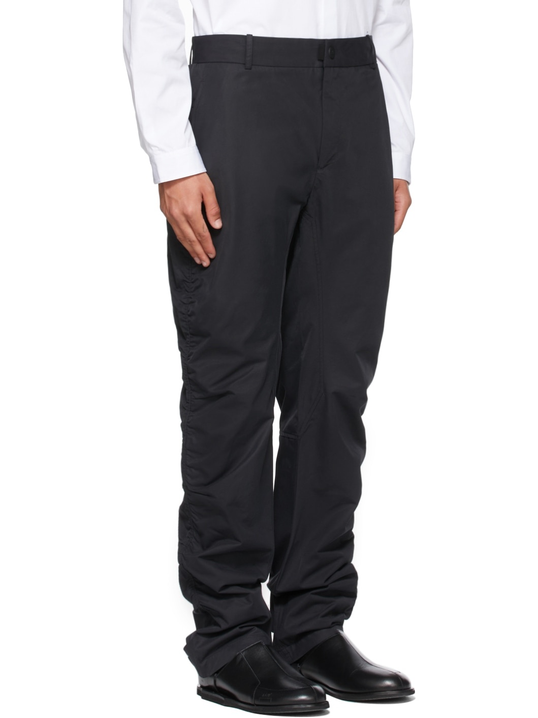 Black Ruche Technical Trousers - 2